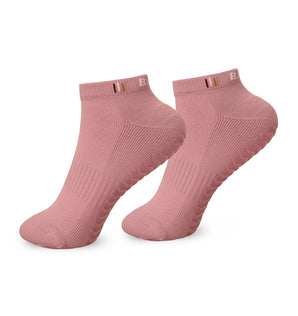 BAHE Studio Grippy Ankle Socks - Mauve - Product - 01