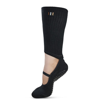 BAHE Studio Grippy Barre Socks - Anthracite - 1