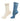 BAHE Studio Grippy Crew Socks - Coconut/Powder Blue (2 Pack) - 1