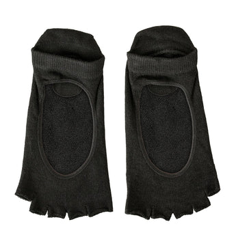 BAHE Studio Grippy Open-Toe Socks - Anthracite - Product - 01