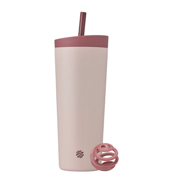 BlenderBottle 2-in-1 Tumbler Stainless Steel Insulated Shaker Bottle - 24oz/710mL - Sahara Sunset - Product - 01