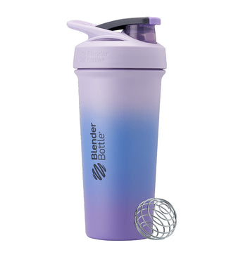BlenderBottle Strada Sleek Stainless Steel Insulated Shaker Bottle - 25oz/740mL - Lavender - Product - 01