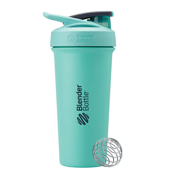 BlenderBottle Strada Sleek Stainless Steel Insulated Shaker Bottle - 25oz/740mL - Seafoam - 1