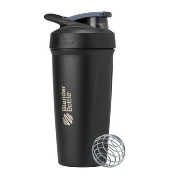 BlenderBottle Strada Stainless Steel Insulated Shaker Bottle - 24oz/710mL - Nightshade
