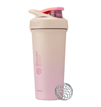 BlenderBottle Strada Stainless Steel Insulated Shaker Bottle - 25oz/740mL - Tan - Product - 01