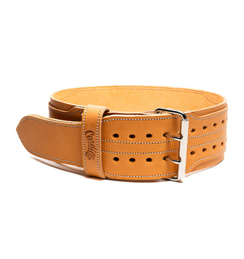 Cardillo 450R Stock Powerlifting Weight Lifting Belt - Natural - 01