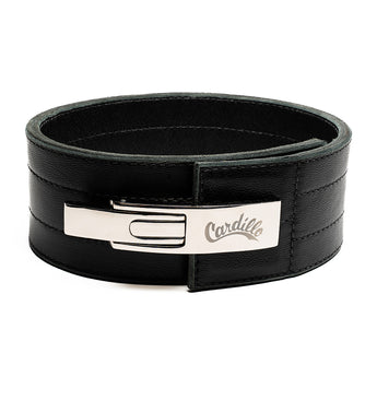 Cardillo Men's 475DLB Stock Lever Action Powerlifting Weight Lifting Belt - Black - 01