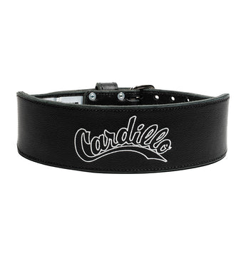 Cardillo Women's 310DL Custom Weight Lifting Belt with Cardillo Logo Embroidery - Black - 02