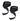 Harbinger 21.5" BIG GRIP Padded Lifting Straps - Black - 1