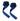 Harbinger 21.5" Padded Cotton Lifting Straps - Blue - 4