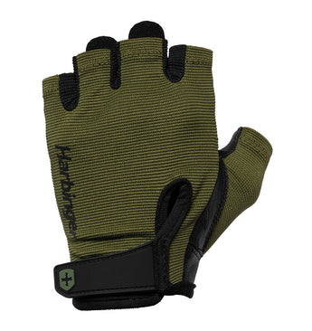 Harbinger Men's Power Weight Lifting Gloves 3.0 - Green - 1