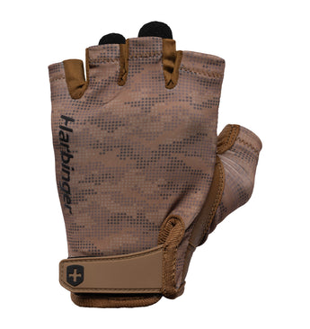 Harbinger Men's Pro Weight Lifting Gloves 3.0 - Tan Camo - 1