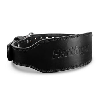 Harbinger Pro 7mm Leather Weight Lifting Belt - Black - 1