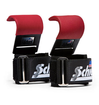 Schiek Power Lifting Hooks - Red - 03
