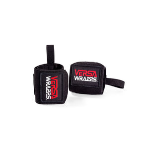 Versa Gripps® 12" Versa Wrapps Wrist Wraps - Black - 01