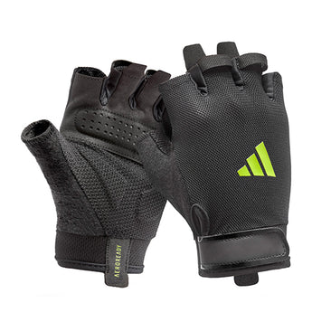 adidas Essential Training Gloves - Black/Green - 1