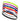 adidas Hair Bands - Black/White/Red/Purple/Yellow/Blue (6 Pack) - 1