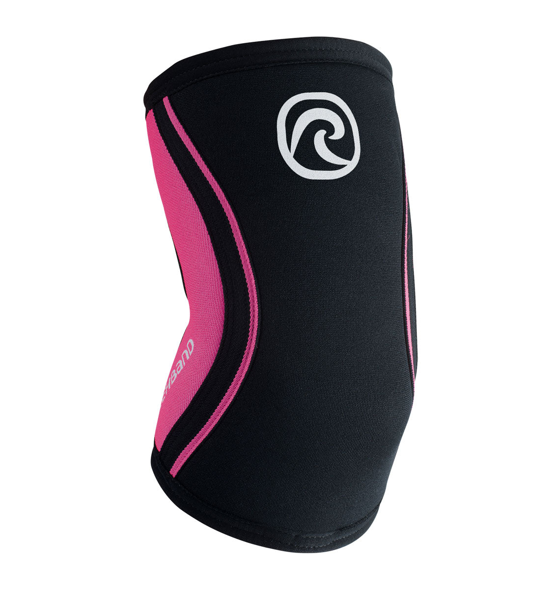 102333-020 - Rehband Rx Elbow Sleeve Black/Pink - 5mm - Front