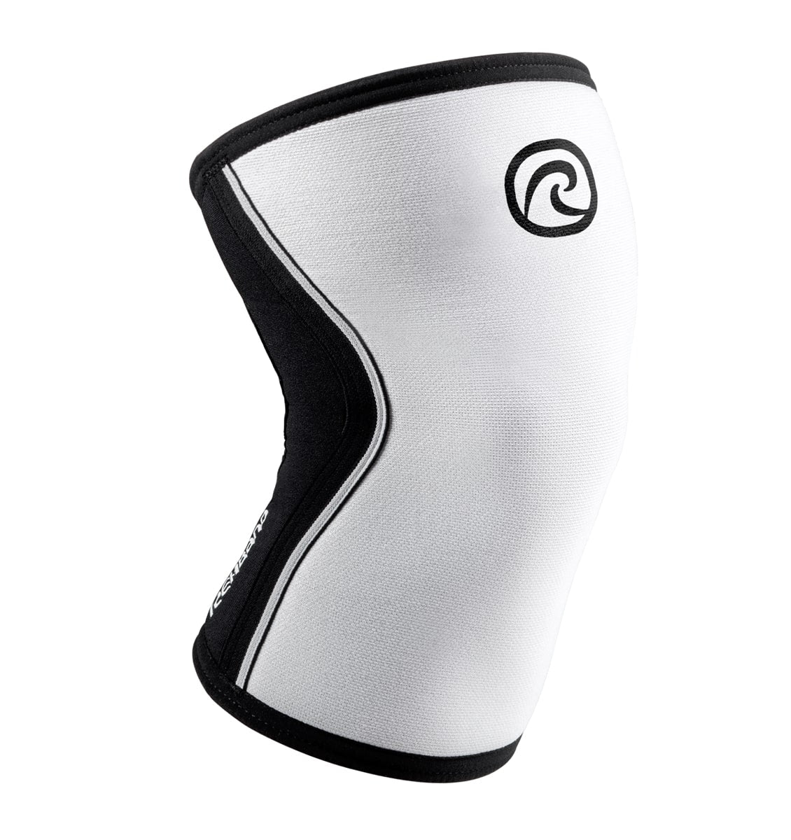 105401-01 - Rehband Rx Knee Sleeve - White/Black - 7mm - Front