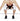 105401-01 - Rehband Rx Knee Sleeve - White/Black - 7mm - Lifestyle Shot