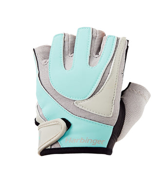 1265 Harbinger Womens Training Grip Gloves Left Top