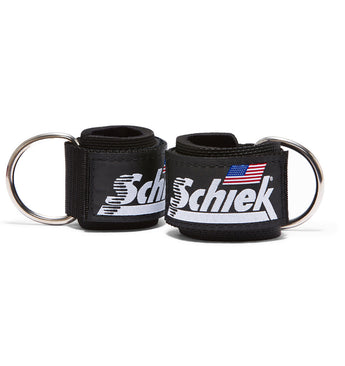 1700 Schiek Ankle Straps Cuffs Black Pair