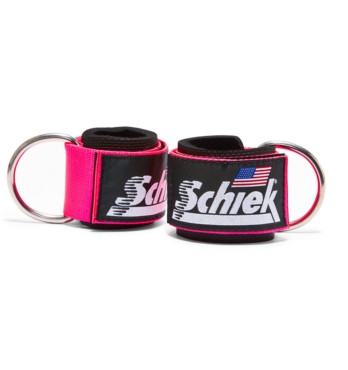 1700 Schiek Ankle Straps Cuffs Pink Pair