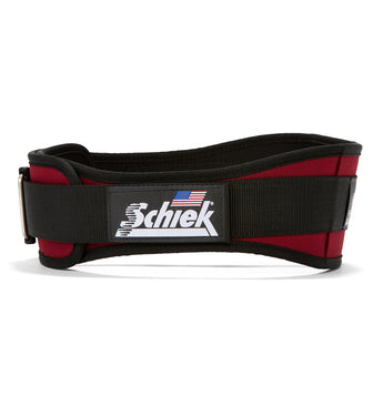 2004 Schiek Contour Weight Lifting Belt Burgundy Side