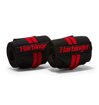 7044300 Harbinger Red Line Wrist Wraps Straps Pair
