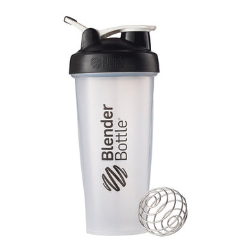 BlenderBottle Classic with Loop Handle 28oz/825mL - Clear/Black