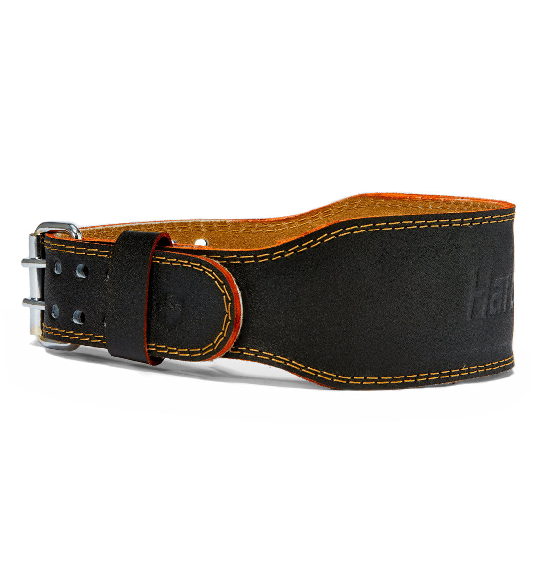 Harbinger 6 Padded Leather Weightlifting Belt