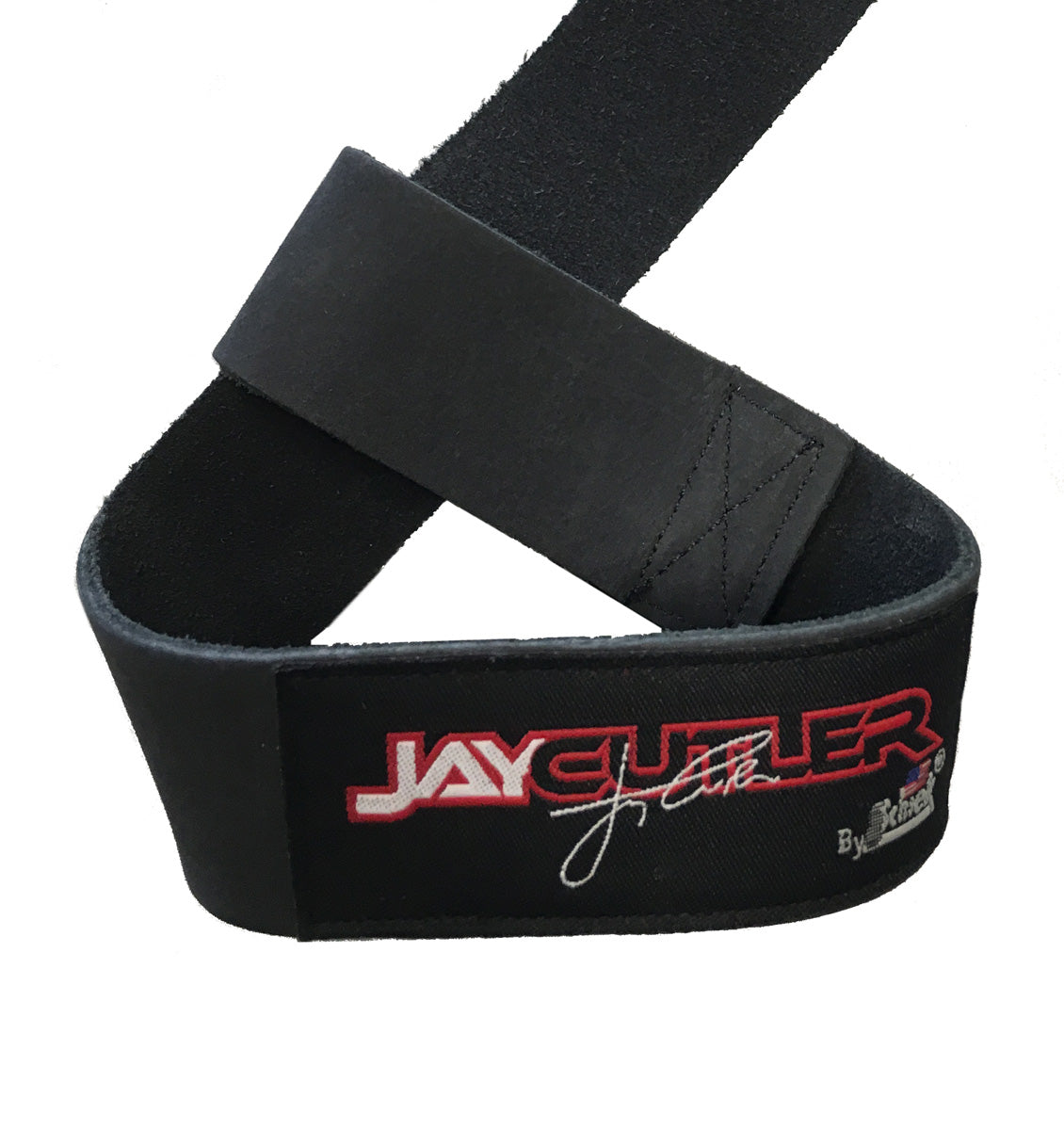 Jay Cutler Signature 21' Leather Lifting Straps - Black – LOBOCKI