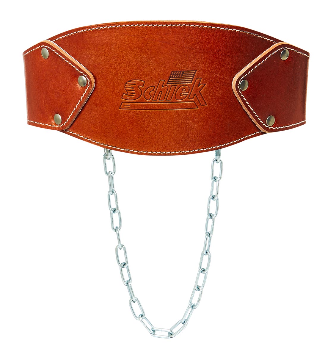 L5008 Schiek Leather Dip Belt Back