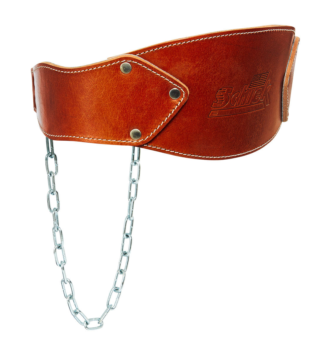 L5008 Schiek Leather Dip Belt Side