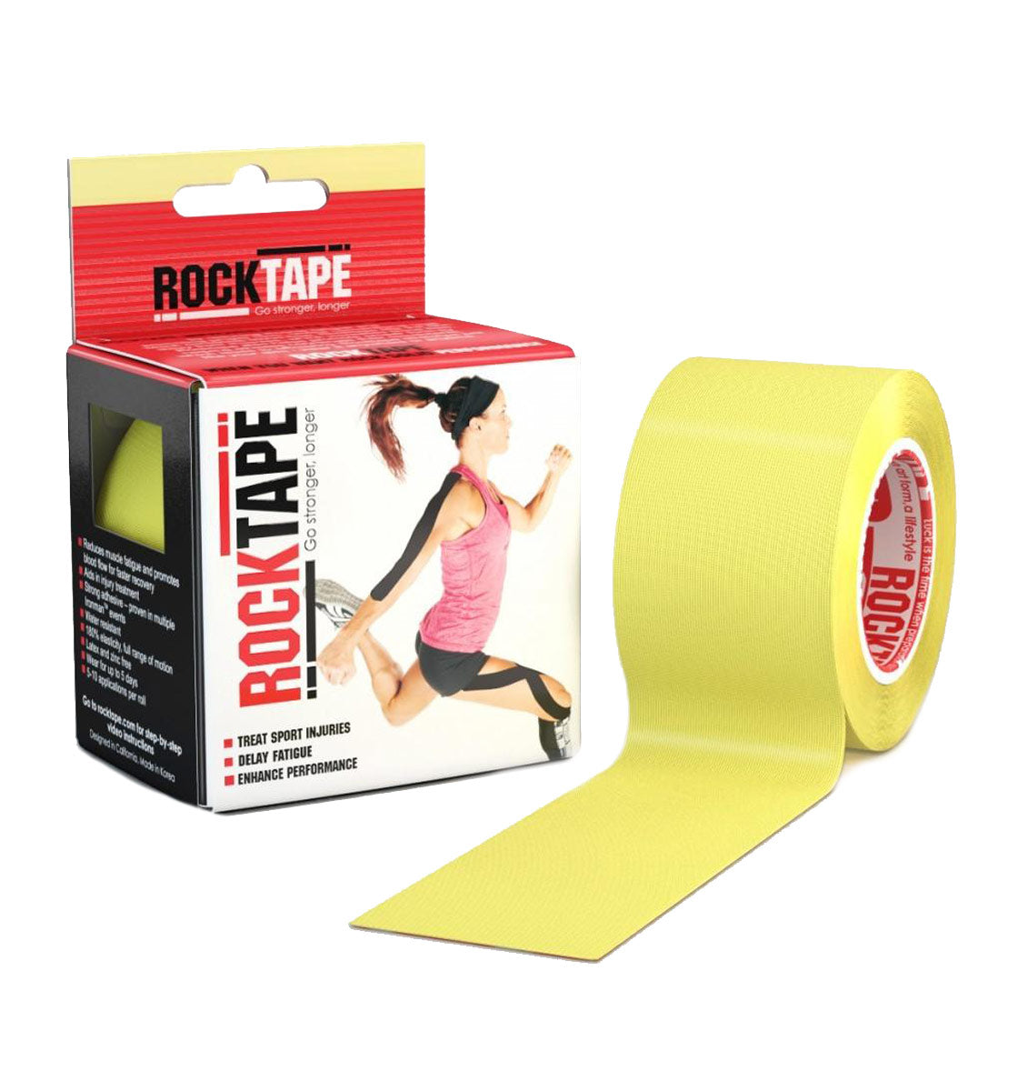 RKT518133000000 - RockTape Plain Rolls - Yellow