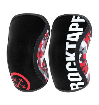 RockTape Assassins Knee Sleeves - Red Camo - 5mm - 1