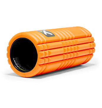 TPT3GRDOWS00000 TriggerPoint The Grid 1.0 Foam Roller Orange - 45 Degree Angle - Full Shot