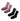 BAHE Studio Grippy Crew Socks - Anthracite/Deep Mauve (2 Pack) - Product - 04