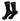 BAHE Studio Grippy Crew Socks - Anthracite - Product - 02