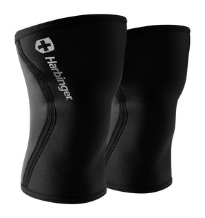 Harbinger Pro Knee Sleeves - 5mm - Black - 3