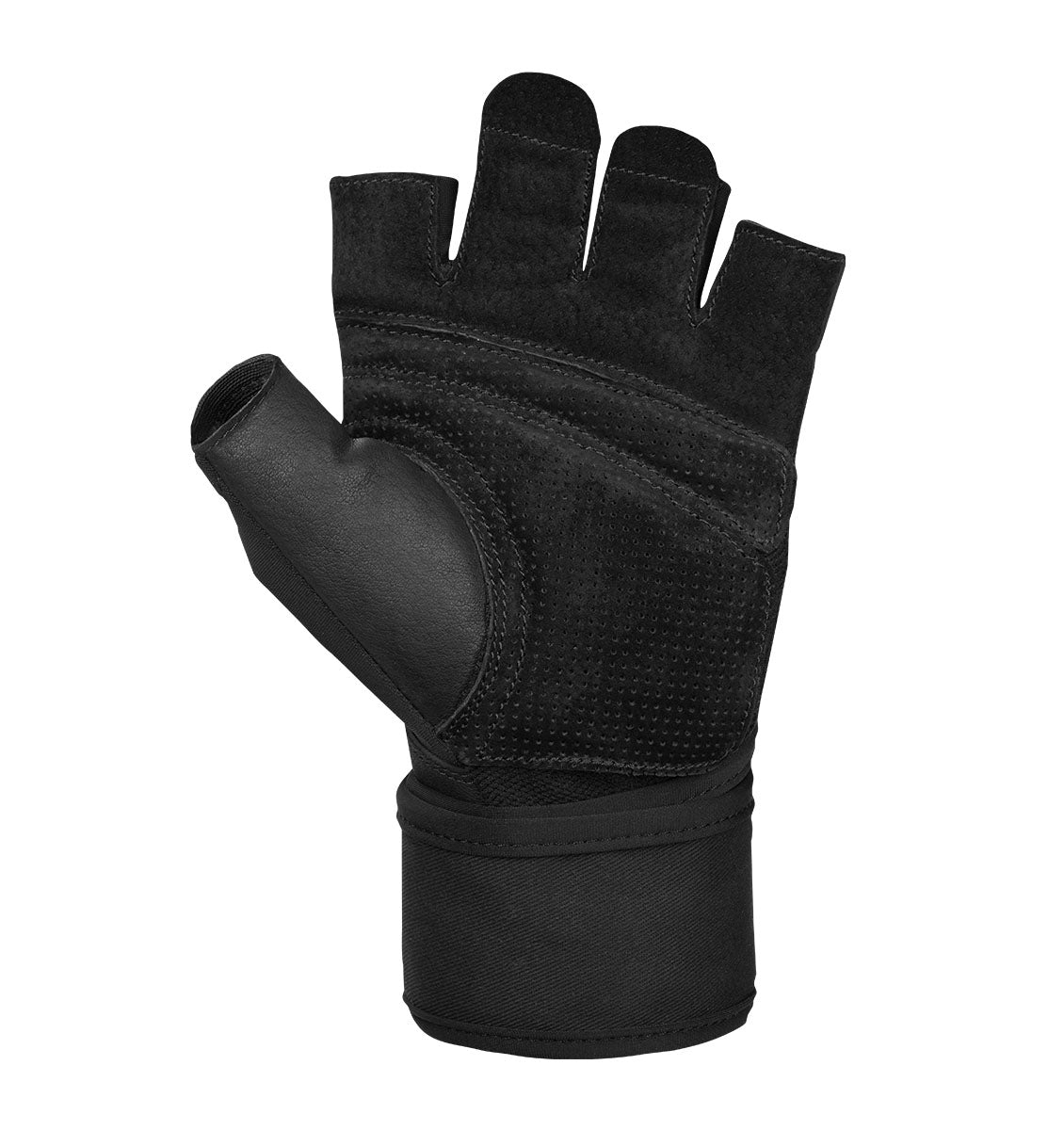 Harbinger Women's Pro Wrist Wrap Weight Lifting Gloves 2.0 - Black - 6