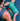 TriggerPoint GRID 1.0 Foam Roller - 13" - Teal - Lifestyle - 02