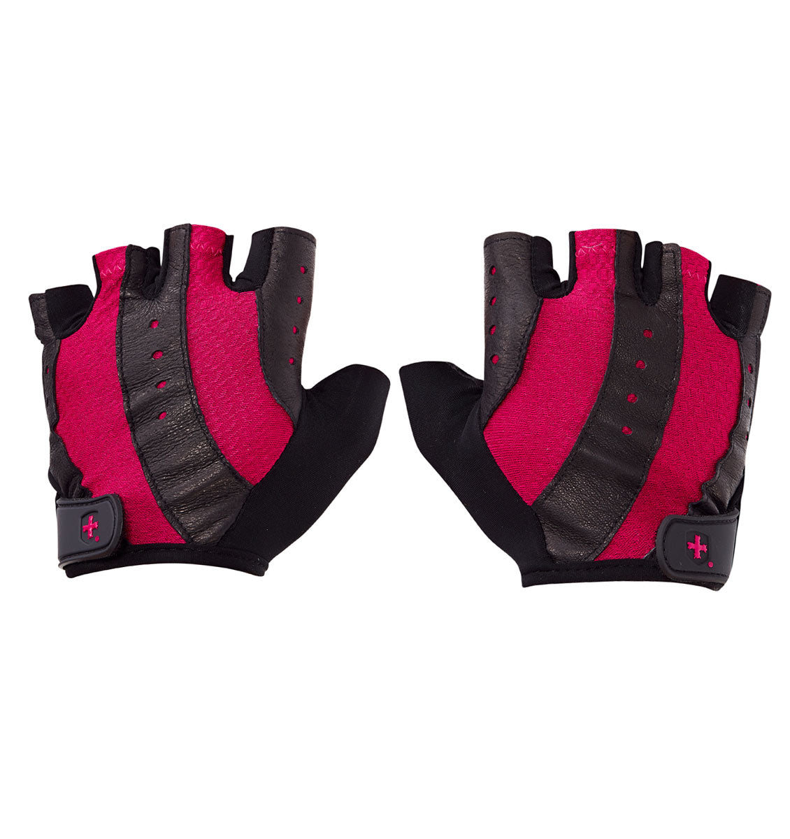 0149 Harbinger Pro Womens Gym Gloves Pink Palm Close Up