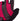 0149 Harbinger Pro Womens Gym Gloves Pink Top Close Up