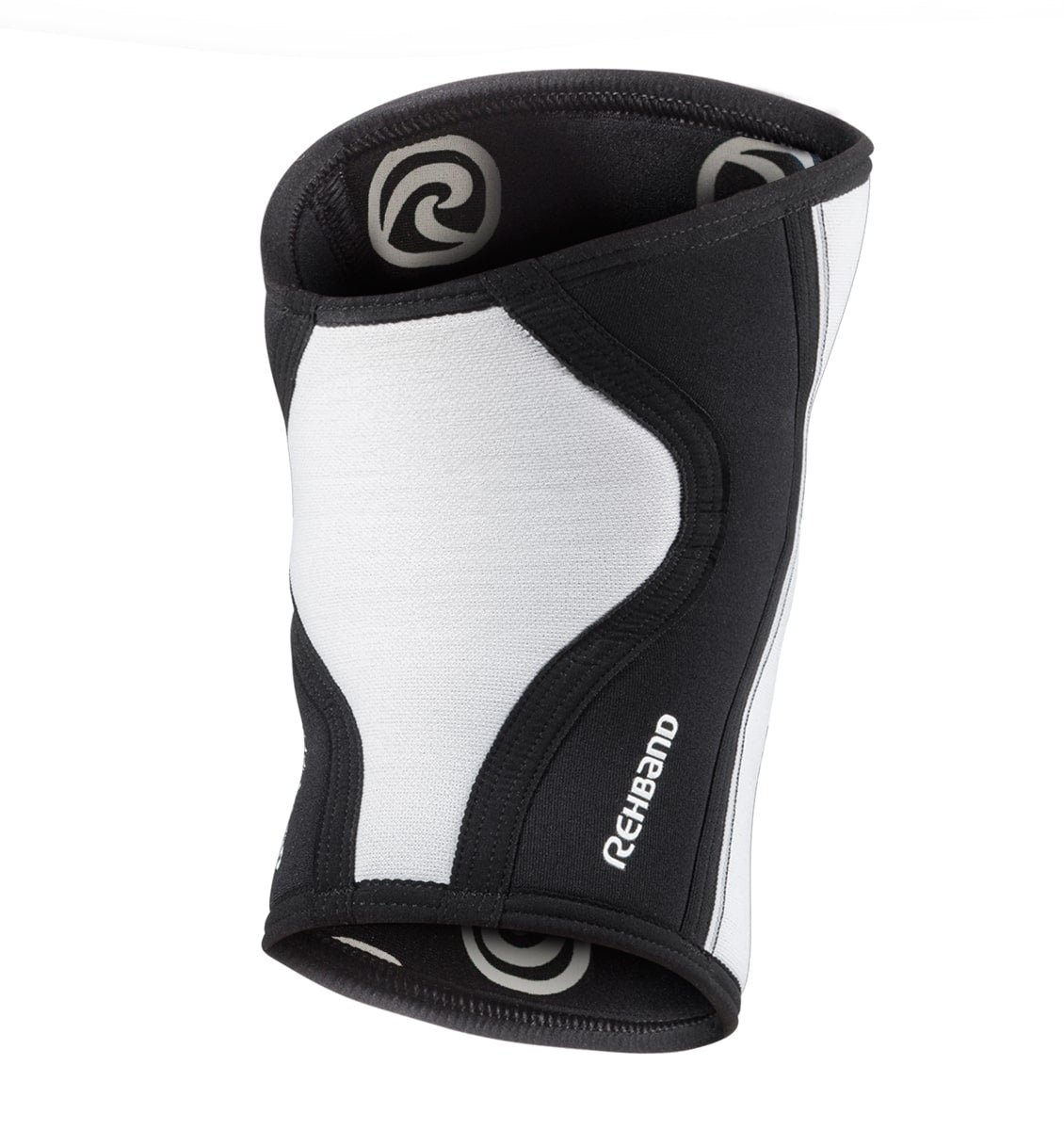 105301-01 - Rehband Rx Knee Sleeve - White/Black - 5mm - Back