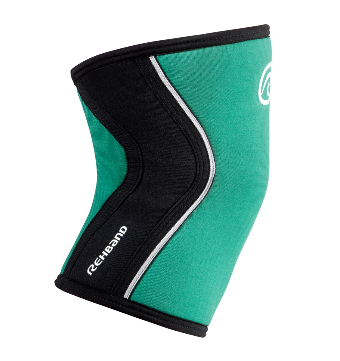 105307-01 - Rehband Rx Knee Sleeve - Green/Black - 5mm - Side