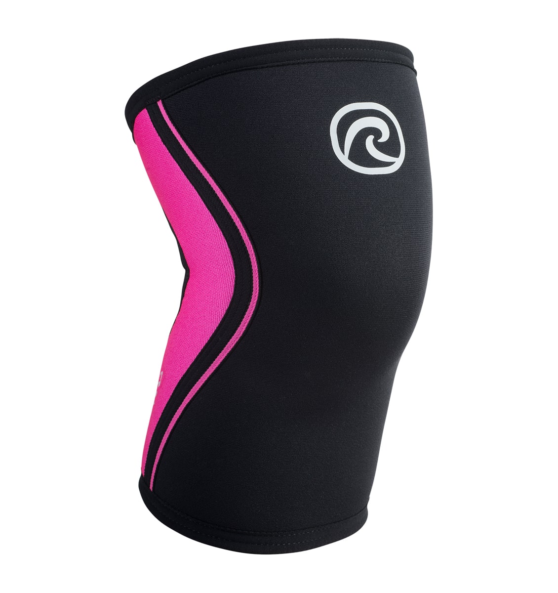 105333 - Rehband Rx Knee Sleeve - Black/Pink - 5mm - Front