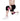 105333 - Rehband Rx Knee Sleeve - Black/Pink - 5mm - Lifestyle Shot