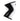 105401-01 - Rehband Rx Knee Sleeve - White/Black - 7mm - Side