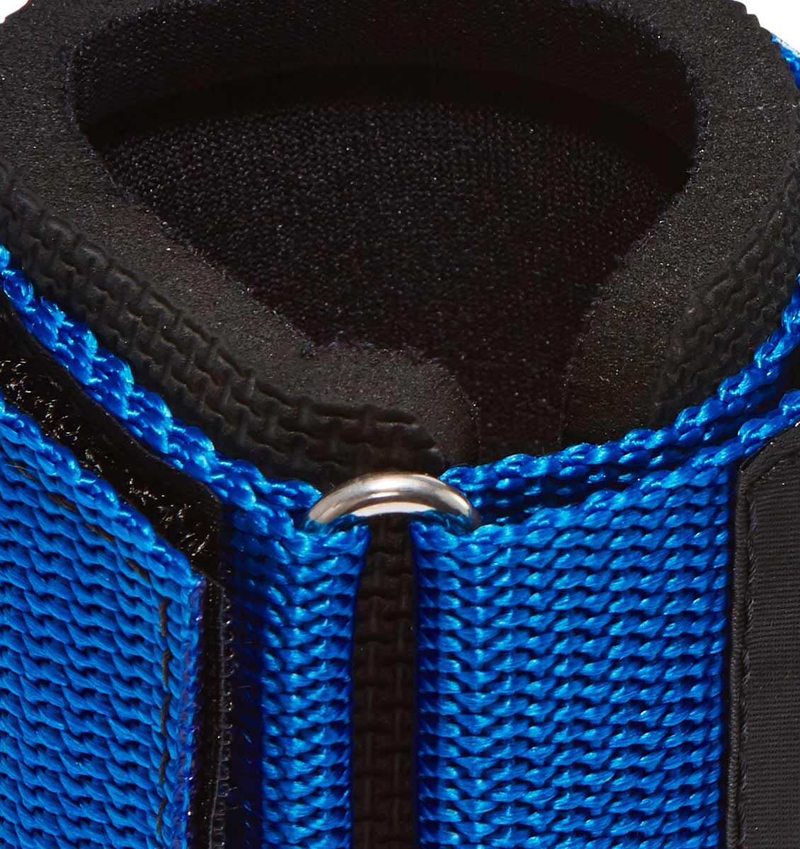 1100 Schiek Wrist Supports Straps Blue Strap Close Up